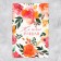 Congratulatory card with the coloring "the best", flowers, 12 × 18 cm