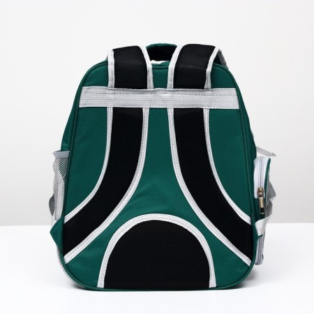 A backpack for carrying animals "cat", transparent, 34 x 25 x 40 cm, green-4