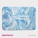 Bath and toilet mat “Heavenly”, 40 × 60 cm, blue color