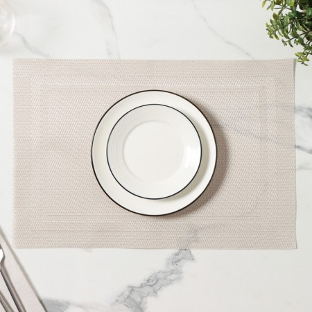Napkin kitchen "Window", 45 × 30 cm, beige color