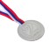 Prize medal 078 diam 6 cm. 2 place. Color ser. With a ribbon
