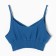 TOP shortened female MIST MUSLIN size l, col. blue