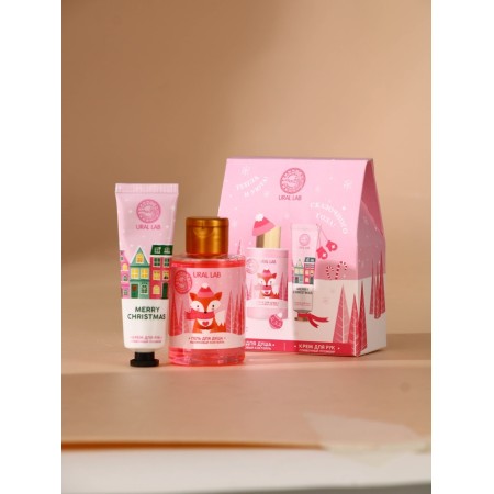 URAL LAB Набор "Сказочного года", гель для душа 100 мл и крем для рук 30 мл-1