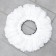 Nozzle for a mop with spin-centrifuga of the share, components to a set, thread length 10 cm, microfiber, 75 gr, white color