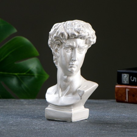 Kashpo - organizer "Bust David" Pearl, 9x17x8.5cm-1