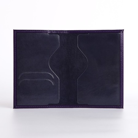 Passport cover, purple color-4