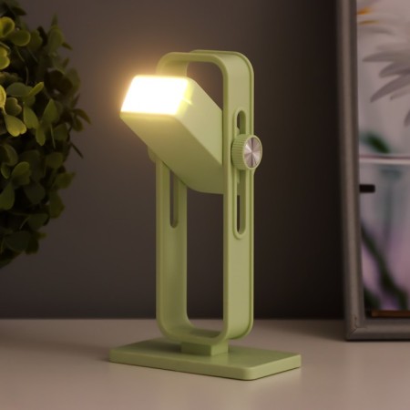 Nightlight "RUDS" LED 3W USB AKB Green 9x4.8x16 cm-3
