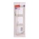 Frame Legrand Etika 672503, three -seater, white