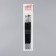 A set of flat brushes for building and design of nails, 6 pcs, 18 cm, silver/black color