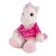 Soft toy "Constantinople" with sequins, 40 cm, white-pink