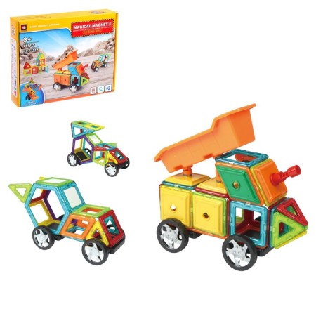 Magnetic designer "Magic Magnet", 75 parts