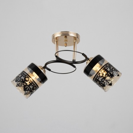 Rhine chandelier 2he27 40w Black 48x26x27 cm Bayerlux-1