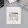 Hair crest "Medea", set 2 pcs., Classic, 5 × 4 cm, silver