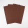 Artificial leather, 20 × 30 cm, 0.5 mm, 3 pcs, brown color