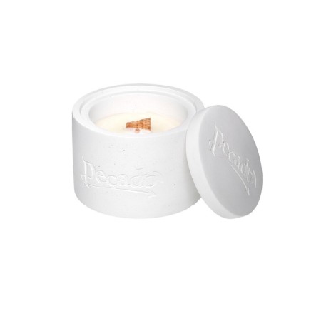 Aromatic candle Pecado, Wood & Spitses, round with a lid-3