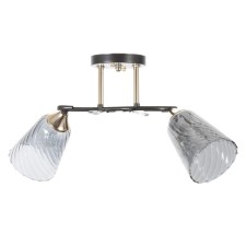 Roni chandelier 2he27 40w Black 50x20x23cm Bayerlux