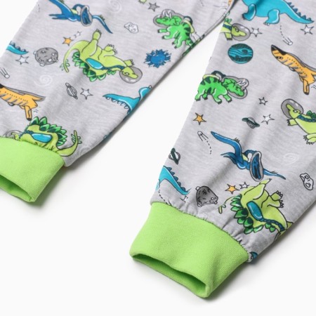 Pajama for the boy "Elf", the color is gray, height 116 cm-8