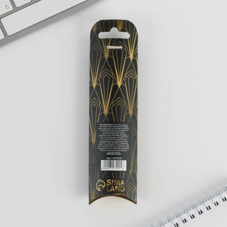 Blood blue paste 0.7 mm “Best of the best” plastic with embossing on the case-1