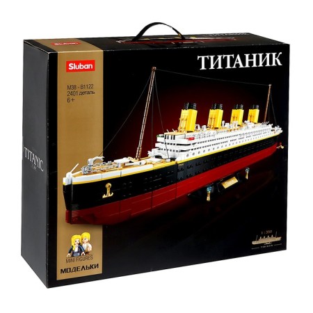 Конструктор Модельки «Титаник», масштаб 1:350, 2401 деталь-4