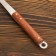 Serving spoon-shumovka with a wooden handle 35 cm, scooped 10x7 cm