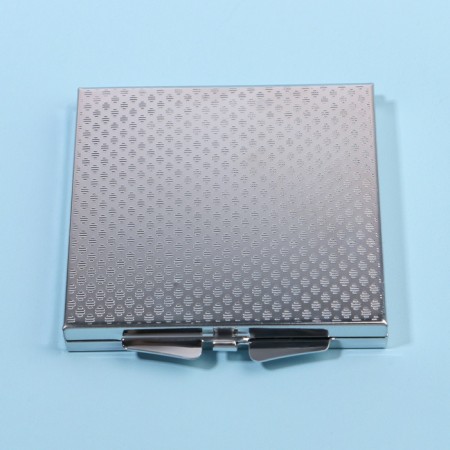 Folding mirror, 6 × 6 cm, silver color-5