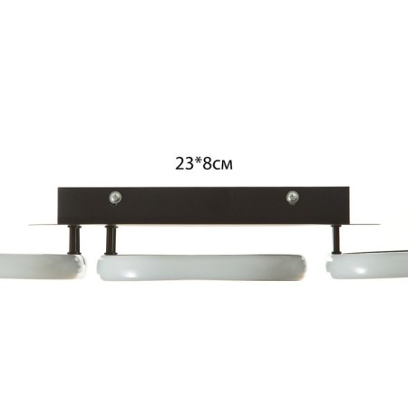 Lumber "Quadro" LED 33W 6000k black 52.5x17x7 cm-5