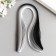 Strips for quilling 100 strips density 120 g "from white to black" w. 0.5 cm dl. 39cm