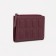Women's wallet on the button, burgundy color
