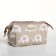 Lightning cosmetic bag, beige color