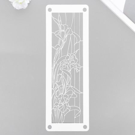 Stencil of stencil "Flower" 11x32 cm-1