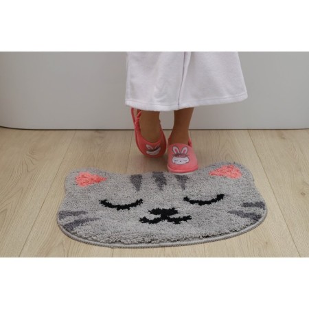House rug shares "Cat", 50 × 40 cm, gray color-6