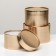 Set of hats 3 in 1, gold, 16 x 10 cm, 14 x 9 cm, 13 x 8.5 cm