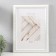 Photo frame plastic "Mira" 25x35 cm white (plastic screen)