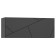 Sherlock hinged cabinet, 902 × 314 × 350 mm, 1 door, chipple grace graphite / MDF graphite