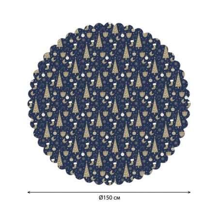 The tablecloth “New Year's Pattern”, round, Saten, d = 150 cm-1