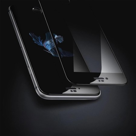 Protective glass 9D Luazon for iPhone 7/8/SE2020, full glue, 0.33 mm, 9n, black-2
