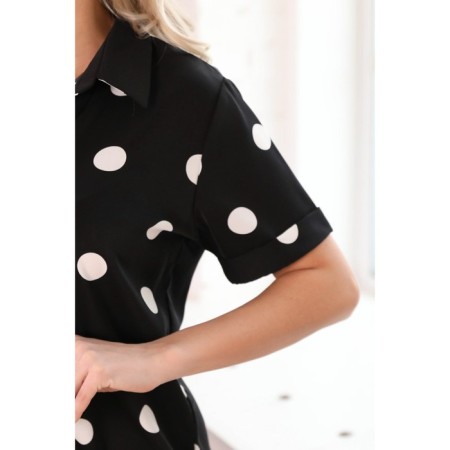 Female blouse, size 44, black color-4