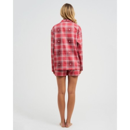 Пижама (рубашка, шорты) женская KAFTAN Red, р. 48-50-3