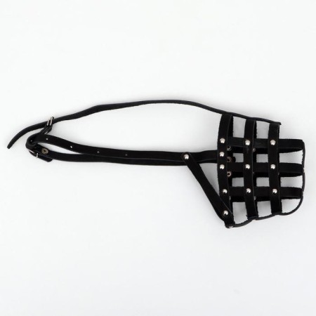 Muzzle No. 3, German shepherd bitch (length 9 cm, muzzle 32 cm), black-1