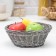 Basket for fruits and bread “Henoval”, 20 × 20 × 8 cm