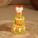 Filimonovskaya toy Bell "Kozlik", 10-12 cm