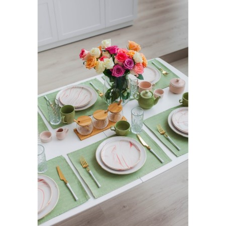 Ethel napkin 32x45 cm, col. Green, 60% HL 40% PE, 370 g/m2-5