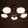 Chandelier 2780/5 E27 40W black and gold 55x55x25 cm Bayerlux