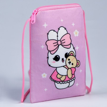 Baby Plush "Bunny with a bear" flat-2