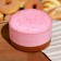 Antistress dummy "cotton cheesecake" 10x10x6cm, strawberry