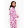 Female set: blouse, pants kayri, size S, purple color