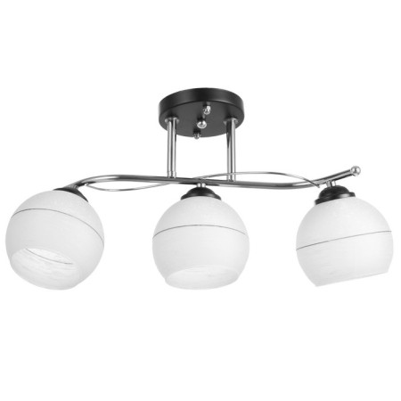 Brianna chandelier 3XE27 40W chrome 55x26x25 cm Bayerlux