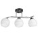 Brianna chandelier 3XE27 40W chrome 55x26x25 cm Bayerlux