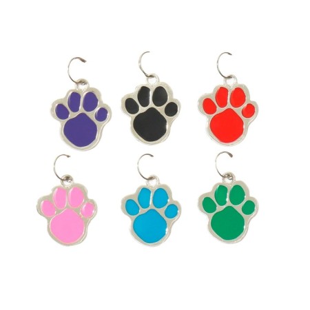 Tarry for engraving "paw", packing 6 pcs, 2.6 x 3.2 cm, mix of flowers-8