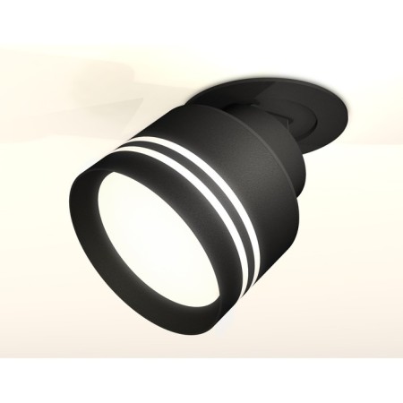 A set of a built -in rotary lamp with AMBRELLA LIGHT, Techno, XM8102526, Black Black Sand-1